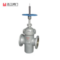 Parallel double disc slab gate valve WCB